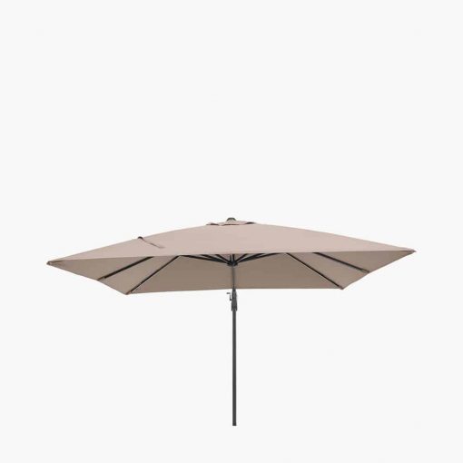 Pacific Lifestyle Glow Challenger T2 3m Square Taupe Parasol