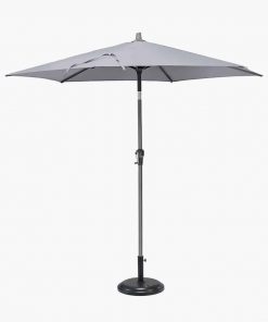 Pacific Lifestyle Riva 2.5m Round Luna Grey Parasol