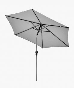 Pacific Lifestyle Riva 2.5m Round Luna Grey Parasol