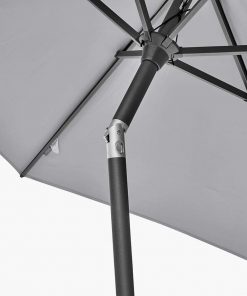 Pacific Lifestyle Riva 2.5m Round Luna Grey Parasol