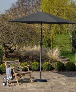 Pacific Lifestyle Riva 3m Round Anthracite Parasol