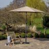 Pacific Lifestyle Riva 3m Round Taupe Parasol