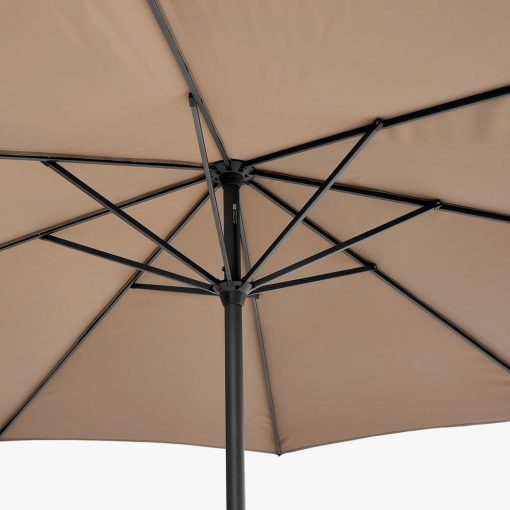 Pacific Lifestyle Riva 3.5m Round Taupe Parasol