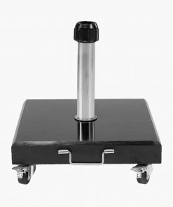 Pacific Lifestyle Rome Polished Black Granite 40KG Wheeled Parasol Base