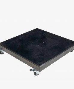 Pacific Lifestyle Modena Polished Black Granite 90KG Wheeled Parasol Base