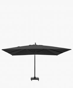 Pacific Lifestyle Icon Premium T1 4mx3m Oblong Faded Black Parasol