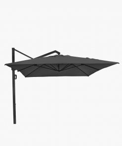 Pacific Lifestyle Icon Premium T1 4mx3m Oblong Faded Black Parasol