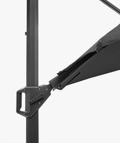 Pacific Lifestyle Challenger T2 3m Square Anthracite Parasol