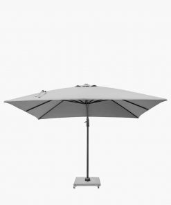 Pacific Lifestyle Challenger T2 3m Square Luna Grey Parasol