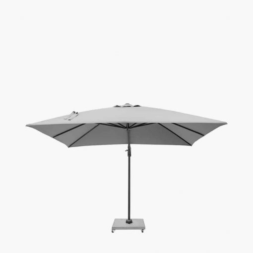Pacific Lifestyle Challenger T2 3m Square Luna Grey Parasol