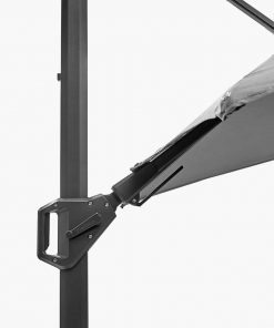 Pacific Lifestyle Challenger T2 3m Square Luna Grey Parasol