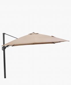 Pacific Lifestyle Challenger T2 3m Square Taupe Parasol