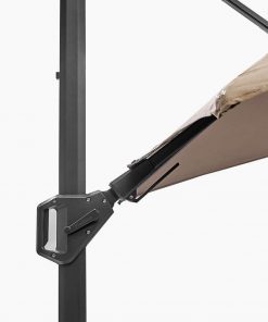 Pacific Lifestyle Challenger T2 3m Square Taupe Parasol