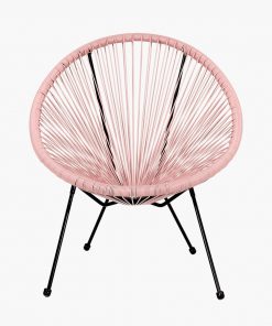 Pacific Lifestyle Pink PU Rio 3 Piece Bistro Set