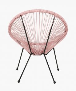 Pacific Lifestyle Pink PU Rio 3 Piece Bistro Set