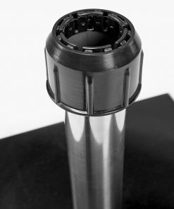 Pacific Lifestyle Rome Polished Black Granite 60KG Wheeled Parasol Base