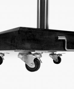 Pacific Lifestyle Rome Polished Black Granite 60KG Wheeled Parasol Base