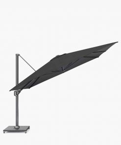 Pacific Lifestyle Challenger Telescopic T1 3m Square Faded Black Parasol