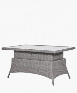 Pacific Lifestyle Slate Grey Barbados Corner Set Long Left with Ceramic Top