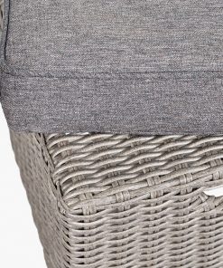 Pacific Lifestyle Slate Grey Barbados Corner Set Long Right with Ceramic Top