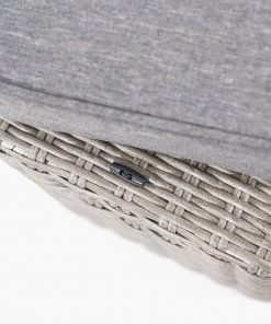 Pacific LIFESTYLE Slate Grey Barbados Compact Corner Set with Ceramic Top