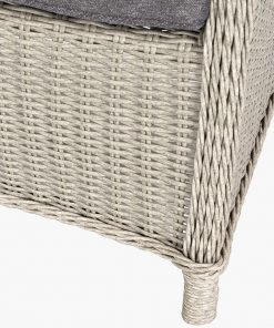 Pacific Lifestyle Stone Grey Antigua Bistro Set with Ceramic Top