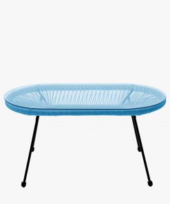 Pacific Lifestyle Blue PU Rio 4 Piece Seating Set