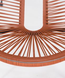 Pacific Lifestyle Orange PU Rio 4 Piece Seating Set