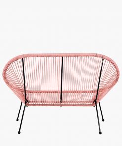 Pacific Lifestyle Pink PU Rio 4 Piece Seating Set