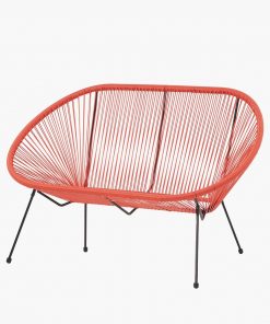 Pacific Lifestyle Red PU Rio 4 Piece Seating Set