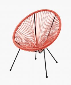 Pacific Lifestyle Red PU Rio 4 Piece Seating Set