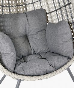Pacific Lifestyle Stone Grey St Kitts Single Nest Chair