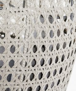 Pacific Lifestyle Stone Grey St Kitts Single Nest Chair