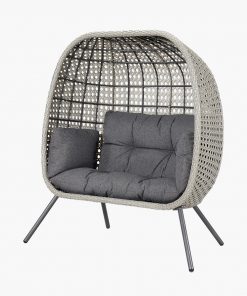 Pacific Lifestyle Stone Grey St Kitts Double Nest Chair