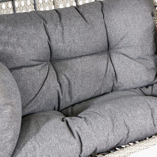 Pacific Lifestyle Stone Grey St Kitts Double Nest Chair