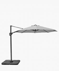 Pacific Lifestyle Voyager T2 2.7m Square Luna Grey Parasol