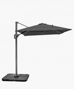 Pacific Lifestyle Voyager T1 3m x 2m Oblong Anthracite Parasol