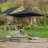 Pacific Lifestyle Voyager T1 3m x 2m Oblong Anthracite Parasol