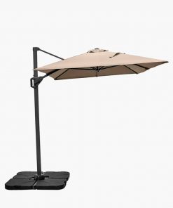 Pacific Lifestyle Voyager T1 3m x 2m Oblong Taupe Parasol