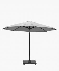 Pacific Lifestyle Voyager T1 3m Round Luna Grey Parasol