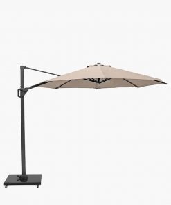Pacific Lifestyle Voyager T1 3m Round Taupe Parasol