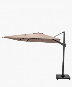 Pacific Lifestyle Challenger T2 3.5 x 2.6m Oblong Taupe Parasol