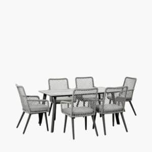 Pacific Lifestyle Cagliari 6 Seater Dining Set