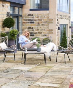 Pacific Lifestyle Fairfield 4 Piece Seating Set