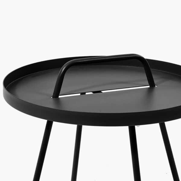 Pacific Lifestyle Black Metal Rio Table