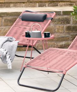 Pacific Lifestyle Pink Metal Rio Table