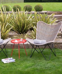 Pacific Lifestyle Red Metal Rio Table