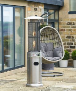 Pacific Lifestyle Stainless Steel Cylinder Patio Heater