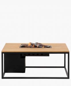 Pacific Lifestyle Cosiloft 120 Black and Teak Fire Pit Table