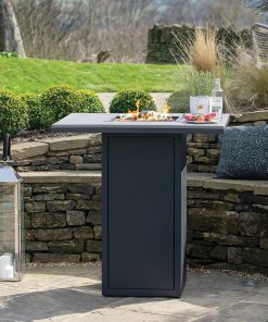 Pacific Lifestyle Cosiloft 100 Black and Grey Fire Pit Bar Table